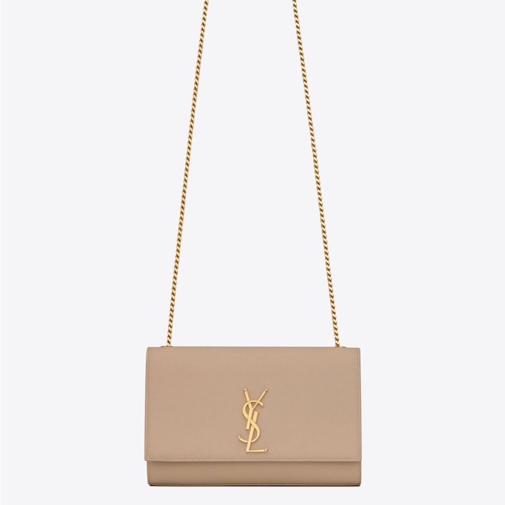 Yves Saint Laurent Large Kate Bag Dark Beige